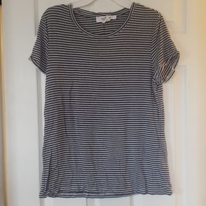 Blue & white striped shirt